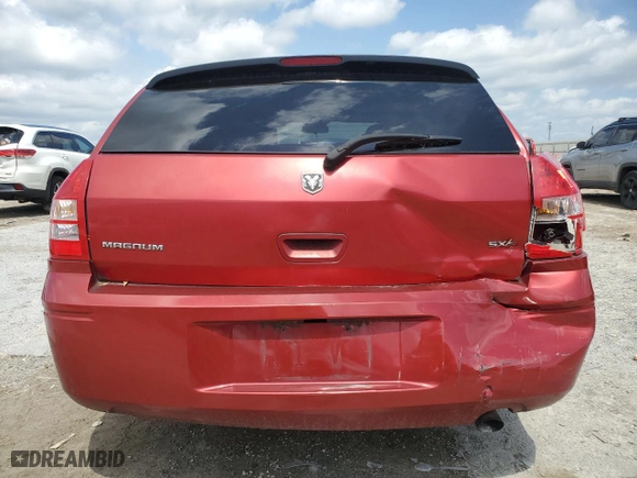 2006 Dodge Magnum with VIN 2D4FV47V06H442370, listed as a Copart auction lot 51088055 with 279,623 mi miles and Non Repairable. Bid and sale history available at carsss.com. Image 6.