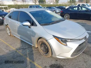 2024 Toyota Corolla LE with VIN 5YFB4MDE1RP185060, listed as a IAAI auction lot 41457942 with 25,829 mi miles. Bid and sale history available at carsss.com. Image 1.