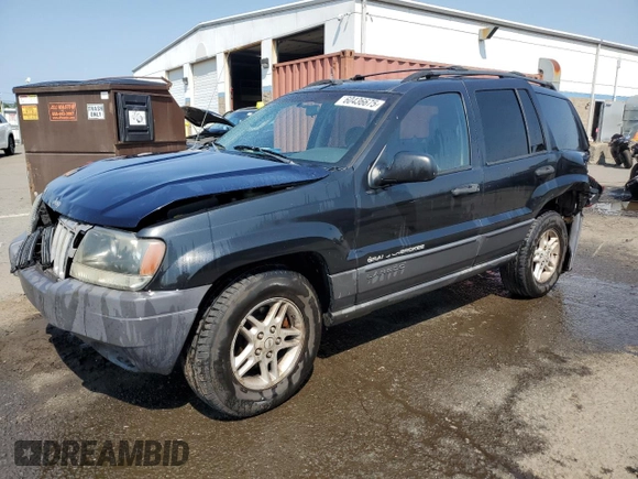 2004 Jeep Grand Cherokee Laredo z VIN 1J4GW48S24C217901, wystawiony jako Copart lot #60436675 z przebiegiem 263 837 mil mil oraz Szkoda całkowita • Salvage title. Historia ofert i sprzedaży dostępna na DreamBid. Obrazek 1.