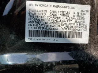 2018 Acura ILX Premium with VIN 19UDE2F85JA003694, listed as a Copart auction lot 62674024 with 72,256 mi miles and Salvage title. Bid and sale history available at DreamBid. Image 12.