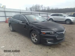 2016 Chevrolet Malibu LS with VIN 1G1ZB5ST8GF338834, listed as a IAAI auction lot 41773208 with 239,589 mi miles and . Bid and sale history available at carsss.com. Image 1.