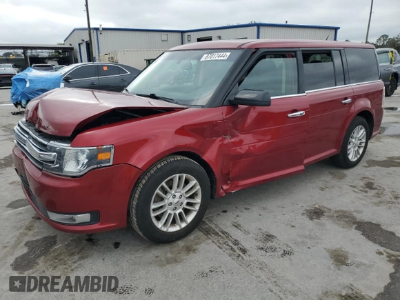2015 Ford Flex SEL with VIN 2FMGK5C8XFBA15812, listed as a Copart auction lot 87017444 with 73,159 mi miles and Clean Title. Bid and sale history available at carsss.com. Image 1.
