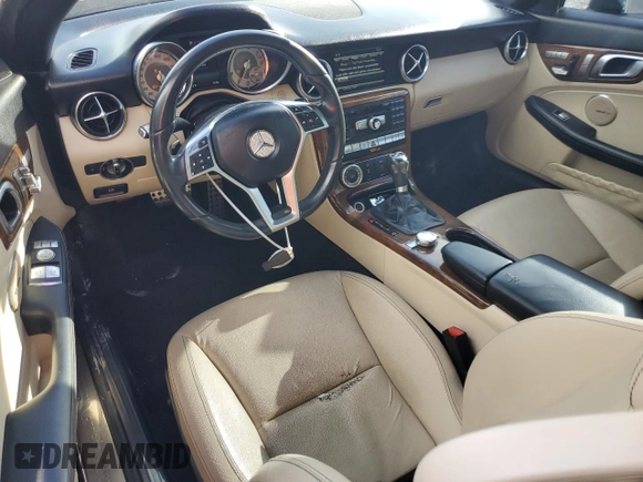 2015 Mercedes-Benz SLK-Class SLK 250 with VIN WDDPK4HA9FF112773, listed as a Copart auction lot 63842954 with 88,556 mi miles and Salvage Title. Bid and sale history available at carsss.com. Image 8.