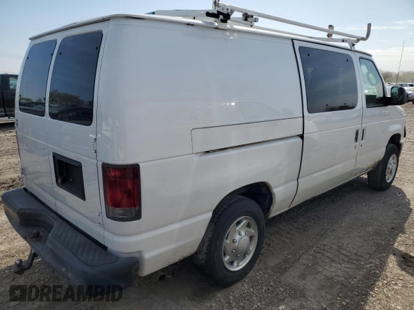 2013 Ford Econoline Cargo Commercial with VIN 1FTNE1EW8DDA30307, listed as a Copart auction lot 51963455 with 227,785 mi miles and Salvage Title. Bid and sale history available at DreamBid. Image 3.