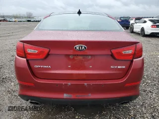 2014 Kia Optima SXL Turbo with VIN 5XXGR4A61EG335840, listed as a Copart auction lot 44946495 with 138,411 mi miles and Salvage Title. Bid and sale history available at DreamBid. Image 6.
