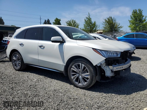 2018 Acura MDX Technology с VIN 5J8YD4H51JL017292, выставлен на аукционе Copart как лот 55680895 с пробегом 40 790 миль миль и Списание • Salvage title. История ставок и продаж доступна на DreamBid. Изображение 4.