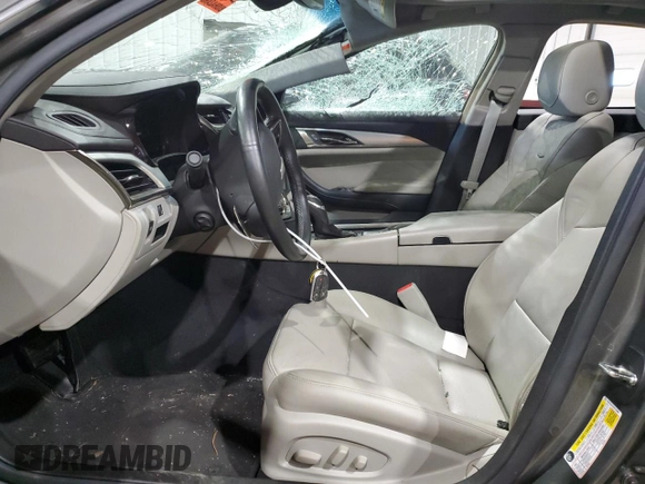2017 Cadillac CTS Luxury AWD with VIN 1G6AX5SX2H0145966, listed as a Copart auction lot 55835324 with Not provided miles and Salvage title. Bid and sale history available at DreamBid. Image 7.