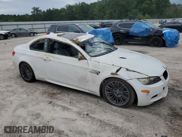 2010 BMW M3 with VIN WBSWD9C52AP362472, listed as a Copart auction lot 61351084 with 107,325 mi miles and Salvage title. Bid and sale history available at DreamBid. Image 4.
