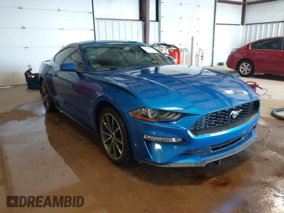 2019 Ford Mustang EcoBoost with VIN 1FA6P8TH7K5173788, listed as a IAAI auction lot 41575554 with 66,222 mi miles and . Bid and sale history available at carsss.com. Image 1.