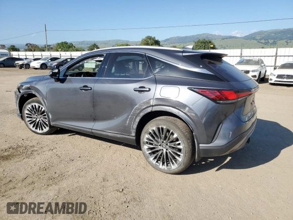 2024 Lexus RX 350h z VIN 2T2BBMCA4RC052812, wystawiony jako Copart lot #53914525 z przebiegiem 8 550 mil mil oraz Szkoda całkowita • Salvage title. Historia ofert i sprzedaży dostępna na DreamBid. Obrazek 2.