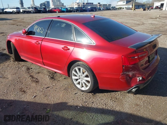 2013 Audi A6 Prestige z VIN WAUHGAFC6DN029580, wystawiony jako IAAI lot #41976152 z przebiegiem 156 259 mil mil oraz . Historia ofert i sprzedaży dostępna na DreamBid. Obrazek 3.