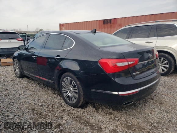 2014 Kia Cadenza Premium with VIN KNALN4D74E5138581, listed as a Copart auction lot 43277225 with 64,454 mi miles and Salvage Title. Bid and sale history available at carsss.com. Image 2.