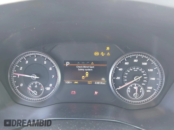 2023 Hyundai Santa Fe SEL with VIN 5NMS24AJ4PH545629, listed as a IAAI auction lot 42157742 with 33,814 mi miles and . Bid and sale history available at DreamBid. Image 7.