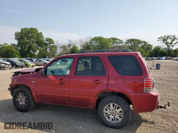 2006 Mercury Mariner Luxury with VIN 4M2YU57146KJ07465, listed as a Copart auction lot 62532264 with 126,009 mi miles and Salvage title. Bid and sale history available at DreamBid. Image 2.