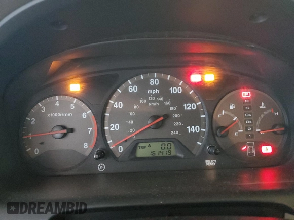 2001 Honda Accord EX с VIN 1HGCG22511A022180, выставлен на аукционе Copart как лот 43987895 с пробегом 161 419 миль миль и Списание • Salvage title. История ставок и продаж доступна на DreamBid. Изображение 9.
