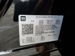 2024 GMC Acadia AWD Denali z VIN 1GKENRKS5RJ200040, wystawiony jako Copart lot #82106714 z przebiegiem 621 mil mil oraz Szkody całkowita. Historia ofert i sprzedaży dostępna na DreamBid. Obrazek 14.