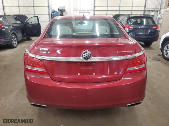 2014 Buick LaCrosse with VIN 1G4GA5G34EF128038, listed as a Copart auction lot 47424985 with NaN miles and Salvage Title. Bid and sale history available at carsss.com. Image 6.