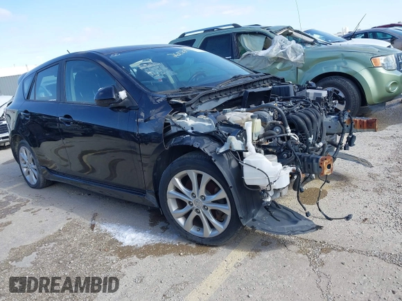 2010 Mazda 3 S Sport with VIN JM1BL1H51A1340310, listed as a IAAI auction lot 38513431 with 131,278 mi miles and . Bid and sale history available at DreamBid. Image 1.