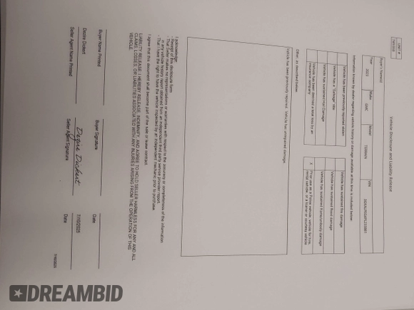 2023 GMC Terrain SLT z VIN 3GKALPEG4PL233861, wystawiony jako IAAI lot #42687573 z przebiegiem 55 987 mil mil oraz . Historia ofert i sprzedaży dostępna na DreamBid. Obrazek 18.
