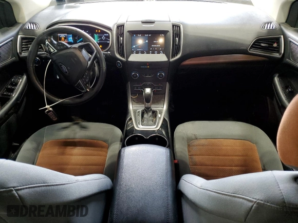 2018 Ford Edge SEL with VIN 2FMPK4J95JBB02371, listed as a Copart auction lot 50454135 with 128,576 mi miles and Salvage Title. Bid and sale history available at carsss.com. Image 8.