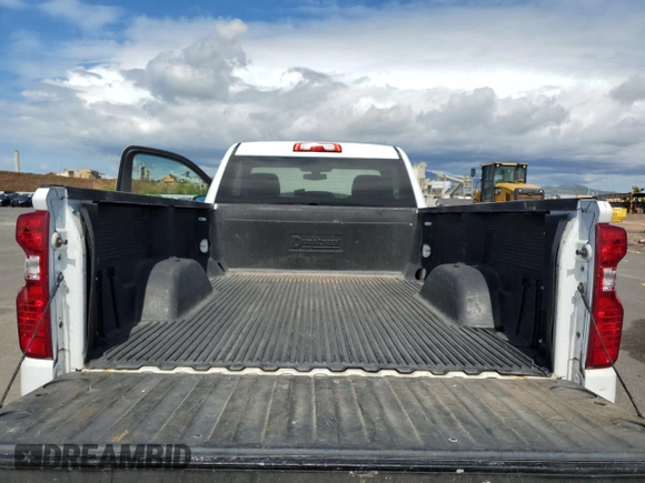 2019 Chevrolet Silverado 1500 Work Truck with VIN 3GCNWAEF2KG202277, listed as a Copart auction lot 42603945 with 118,807 mi miles and Salvage Title. Bid and sale history available at DreamBid. Image 10.