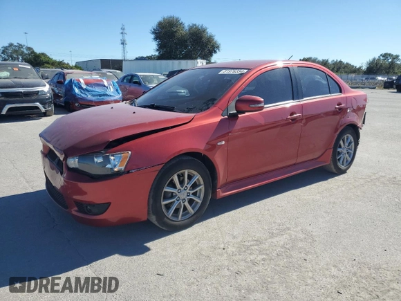 2015 Mitsubishi Lancer DE with VIN JA32U1FUXFU003517, listed as a Copart auction lot 81976354 with 127,252 mi miles and Salvage Title. Bid and sale history available at DreamBid. Image 1.