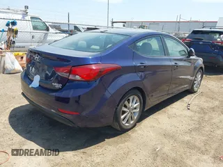 2014 Hyundai Elantra SE with VIN 5NPDH4AE2EH514146, listed as a IAAI auction lot 42054941 with Not Provided miles and . Bid and sale history available at DreamBid. Image 4.