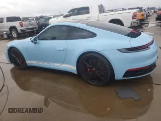 2024 Porsche 911 Carrera S with VIN WP0AB2A97RS220521, listed as a Copart auction lot 74099424 with 0 mi miles and Salvage Title. Bid and sale history available at carsss.com. Image 2.