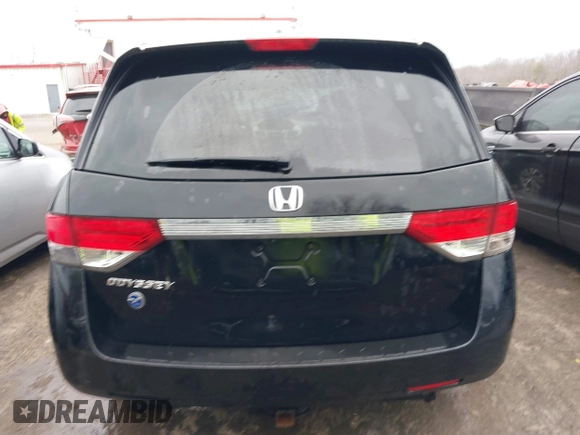 2016 Honda Odyssey EX-L with VIN 5FNRL5H65GB093937, listed as a IAAI auction lot 41691669 with 264,960 mi miles and . Bid and sale history available at DreamBid. Image 15.