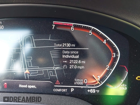2024 BMW X3 sDrive30i with VIN 5UX43DP02R9U43683, listed as a IAAI auction lot 41934613 with 2,130 mi miles and . Bid and sale history available at DreamBid. Image 7.