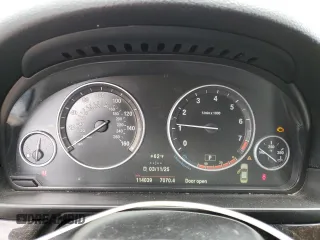 2013 BMW 5 Series 528i xDrive with VIN WBAXH5C53DDW15133, listed as a Copart auction lot 49811025 with 114,039 mi miles and Salvage Title. Bid and sale history available at carsss.com. Image 9.