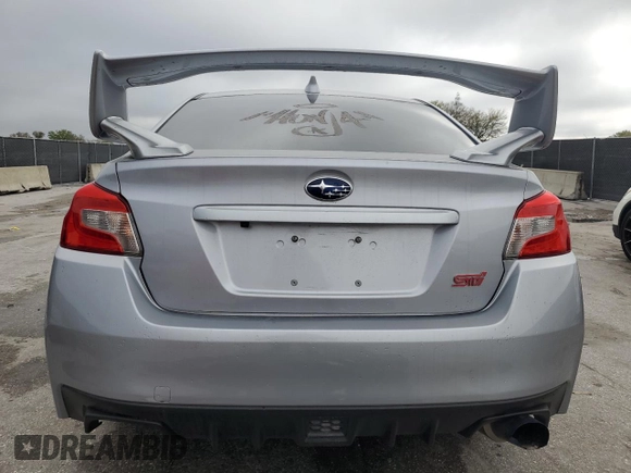 2020 Subaru WRX STI with VIN JF1VA2E6XL9820653, listed as a Copart auction lot 46709145 with 13,134 mi miles and Salvage Title. Bid and sale history available at carsss.com. Image 6.