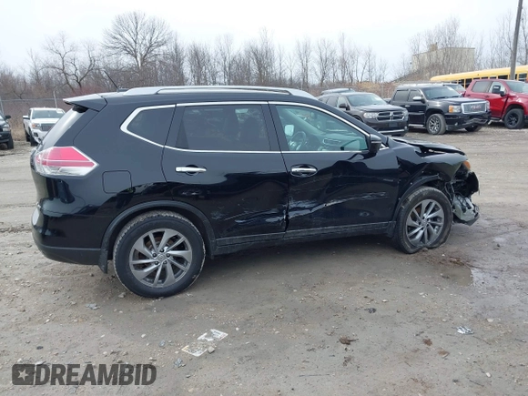 2015 Nissan Rogue SL with VIN 5N1AT2MV2FC868033, listed as a IAAI auction lot 41917999 with 99,547 mi miles. Bid and sale history available at carsss.com. Image 13.