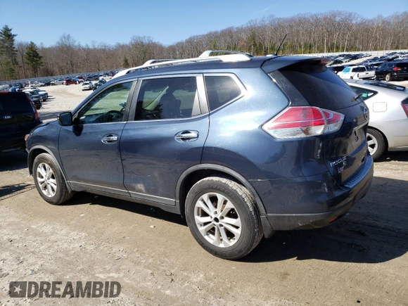 2016 Nissan Rogue S with VIN KNMAT2MT2GP720493, listed as a Copart auction lot 47864945 with 94,222 mi miles and Salvage Title. Bid and sale history available at carsss.com. Image 2.