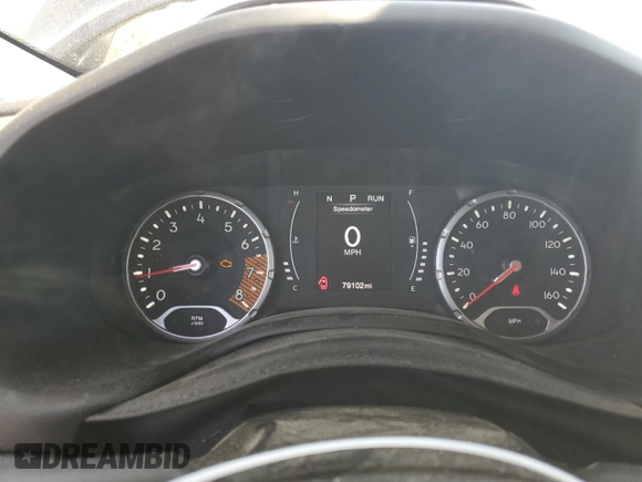 2020 Jeep Renegade Latitude with VIN ZACNJABB2LPL79764, listed as a Copart auction lot 48976635 with 79,102 mi miles and Salvage Title. Bid and sale history available at carsss.com. Image 9.