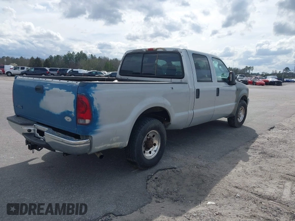 2004 Ford F-250 XL with VIN 1FTNW20L74EA70355, listed as a IAAI auction lot 41303705 with 237,456 mi miles and . Bid and sale history available at DreamBid. Image 4.