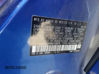 2019 Honda Fit LX with VIN 3HGGK5H45KM728878, listed as a Copart auction lot 57630825 with 94,154 mi miles and Salvage title. Bid and sale history available at DreamBid. Image 13.