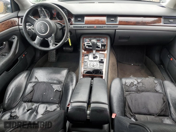 2004 Audi A8 с VIN WAUML44E84N009234, выставлен на аукционе Copart как лот 57684295 с пробегом 162 192 миль миль и Списание • Salvage title. История ставок и продаж доступна на DreamBid. Изображение 8.