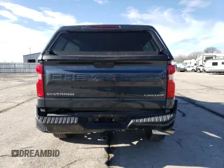 2021 Chevrolet Silverado 1500 Custom with VIN 3GCPYBEH1MG174260, listed as a Copart auction lot 87165514 with 46,231 mi miles and Salvage Title. Bid and sale history available at DreamBid. Image 6.