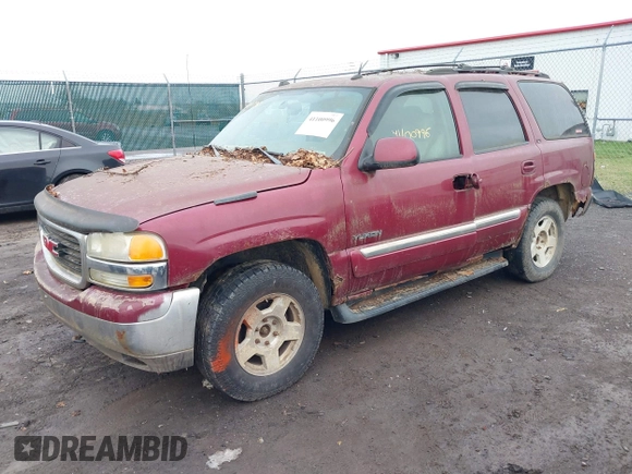 2005 GMC Yukon SLT with VIN 1GKEK13T85R206590, listed as a IAAI auction lot 41100996 with 1 mi miles. Bid and sale history available at carsss.com. Image 2.