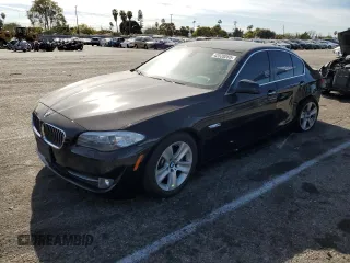 2012 BMW 5 Series 528i with VIN WBAXG5C5XCDY30042, listed as a Copart auction lot 42520265 with 119,346 mi miles and Salvage Title. Bid and sale history available at carsss.com. Image 1.