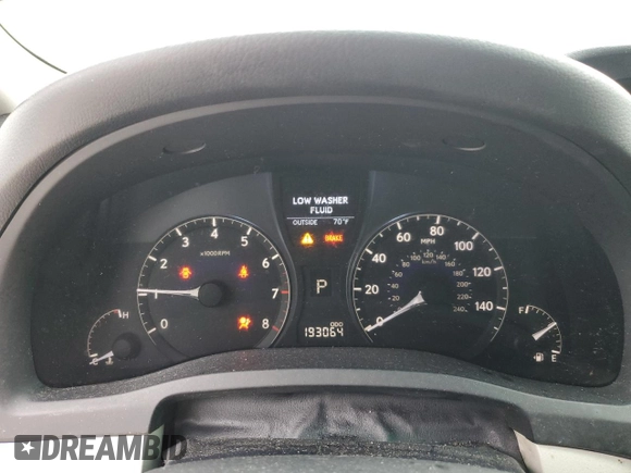 2010 Lexus RX 350 with VIN 2T2ZK1BA7AC032430, listed as a Copart auction lot 55201575 with 193,064 mi miles and Clean Title. Bid and sale history available at carsss.com. Image 9.