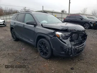2019 GMC Terrain SLE with VIN 3GKALTEVXKL260059, listed as a Copart auction lot 46931035 with 51,808 mi miles and Salvage Title. Bid and sale history available at DreamBid. Image 4.