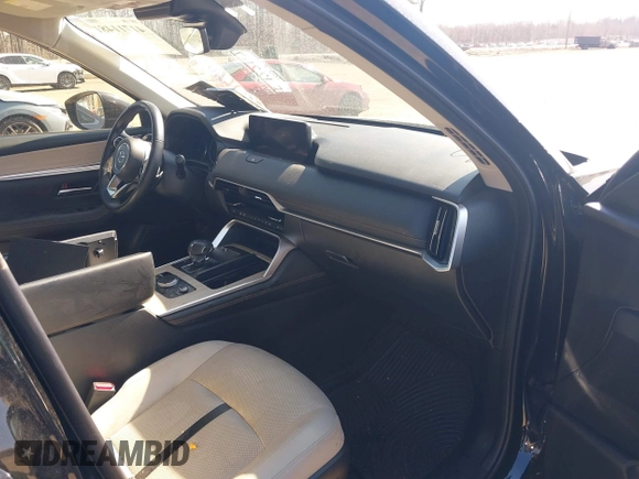 2024 Mazda CX-90 Preferred Plus with VIN JM3KKCHD7R1110327, listed as a IAAI auction lot 41711481 with 24,871 mi miles and . Bid and sale history available at DreamBid. Image 5.