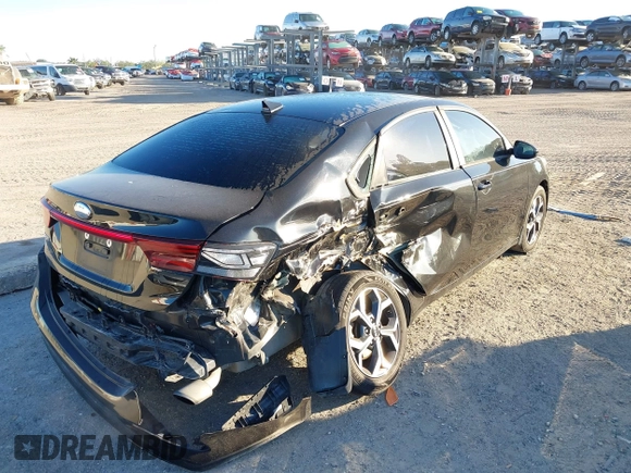 2019 Kia Forte LXS with VIN 3KPF24AD8KE133273, listed as a IAAI auction lot 41816210 with 102,697 mi miles. Bid and sale history available at carsss.com. Image 4.