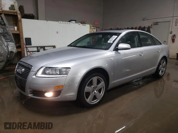 2007 Audi A6 3.2L with VIN WAUDH74F97N166433, listed as a Copart auction lot 49239765 with 159,205 mi miles and Salvage Title. Bid and sale history available at carsss.com. Image 1.