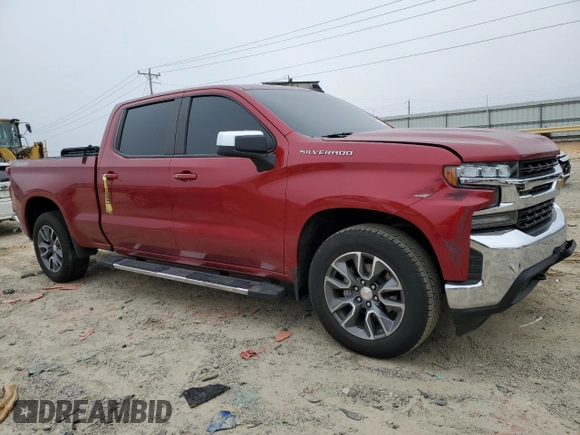 2021 Chevrolet Silverado 1500 LT with VIN 1GCUYDED2MZ179981, listed as a Copart auction lot 48938385 with 49,625 mi miles and Salvage Title. Bid and sale history available at carsss.com. Image 4.