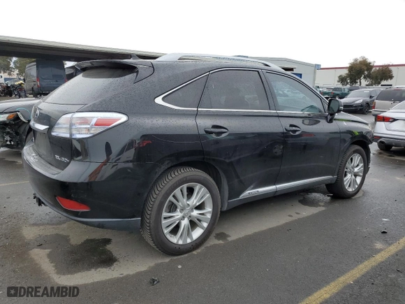 2010 Lexus RX 450h with VIN JTJBC1BA8A2005154, listed as a Copart auction lot 42543445 with 119,656 mi miles and Salvage Title. Bid and sale history available at carsss.com. Image 3.