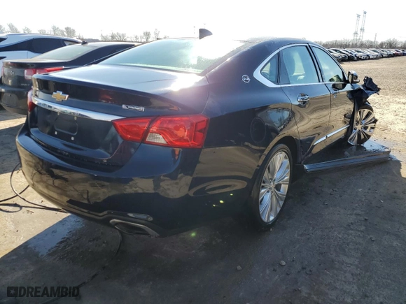 2017 Chevrolet Impala Premier with VIN 2G1145S3XH9155470, listed as a Copart auction lot 46707855 with NaN miles and Salvage Title. Bid and sale history available at carsss.com. Image 3.