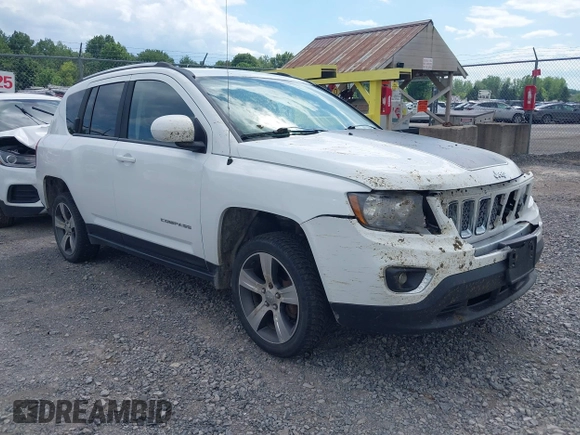 2016 Jeep Compass High Altitude with VIN 1C4NJDEB0GD558714, listed as a IAAI auction lot 42554956 with 108,330 mi miles and . Bid and sale history available at DreamBid. Image 1.